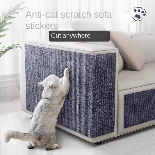 Anti-Cat Scratch Sofa Protection Leather Fabric Furniture Cat Scratch Pad Can Be Cut And Self-Adhesive To Repair Sofa Cat Scratch Board Wall Sticker