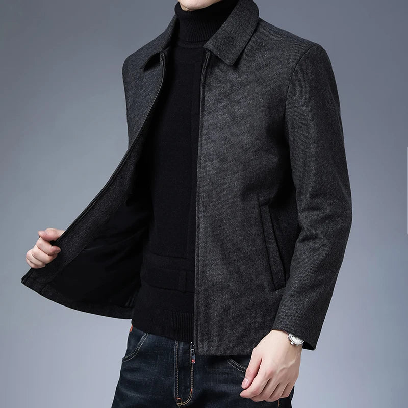 Men’s High-Quality Casual Lapel Coat